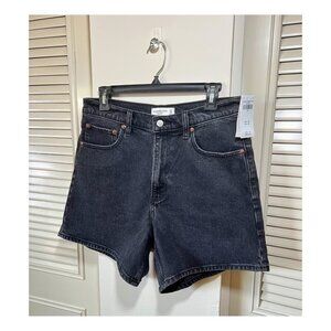 Abercrombie & Fitch High Rise Dad Short Black Women’s Size 10/30 | NWT